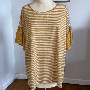 Terra & Sky 2X mustard yellow top